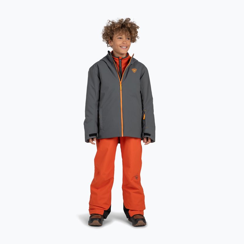 Geacă de schi pentru copii Rossignol Strawpile Jr onyx grey 2