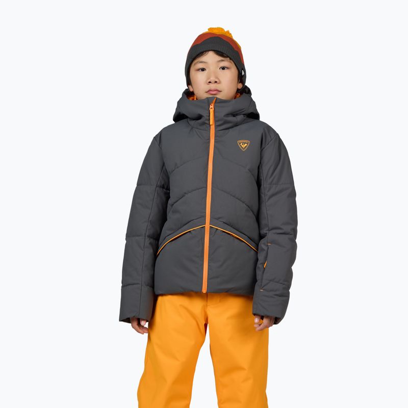 Geacă de schi pentru copii Rossignol Boy Siz onyx grey