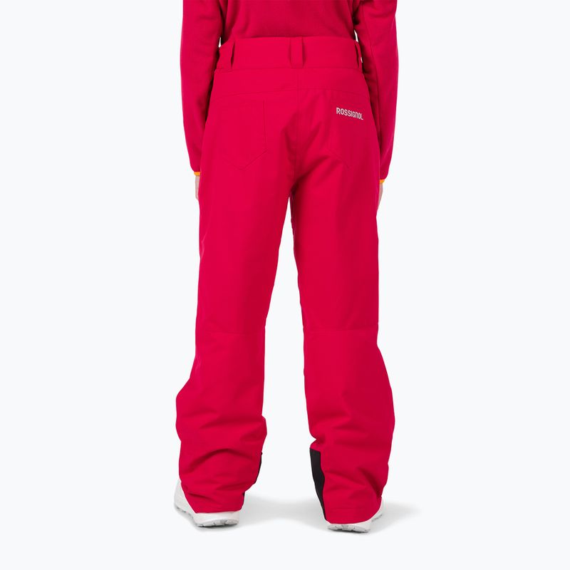 Pantaloni de schii pentru copii Rossignol Girl Ski ruby red 3