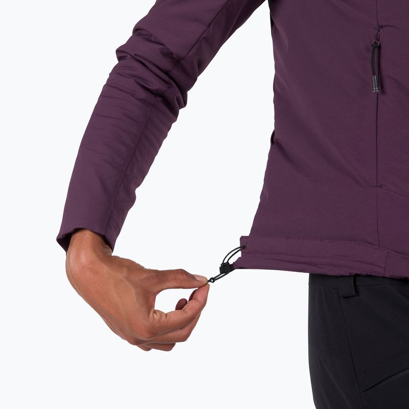 Geacă izolată pentru feme Rossignol Opside Hoodie mulberry 8