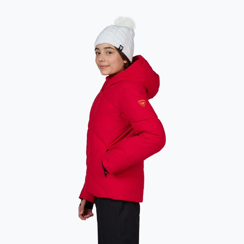 Geacă de schi pentru copii Rossignol Girl Staci ruby red 4