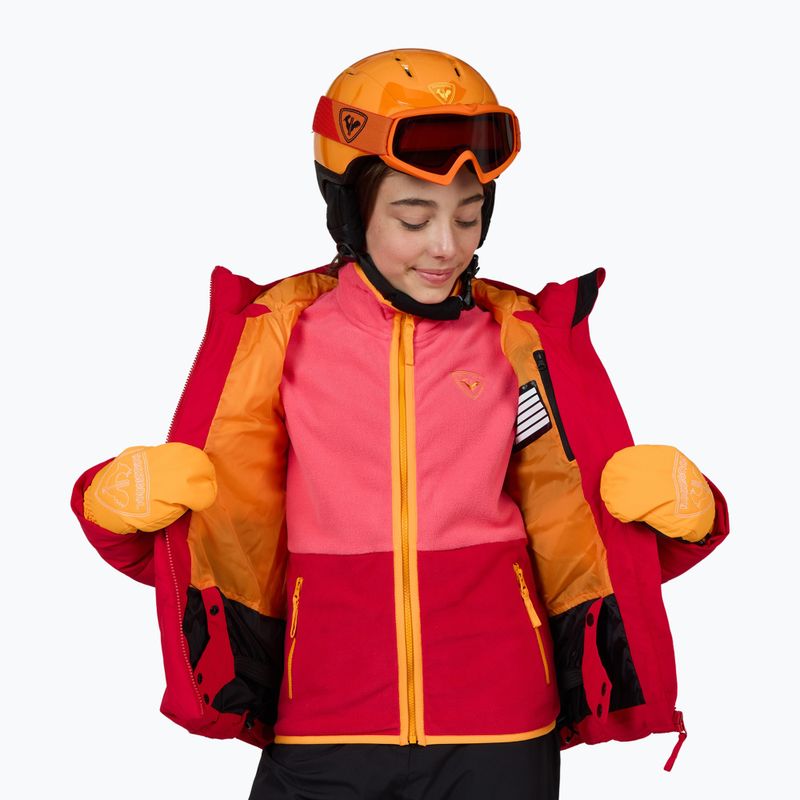 Geacă de schi pentru copii Rossignol Girl Staci ruby red 9