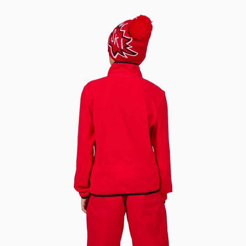 Hanorac pentru copii  Rossignol Jr Strawpile Fleece Fz sports red 3