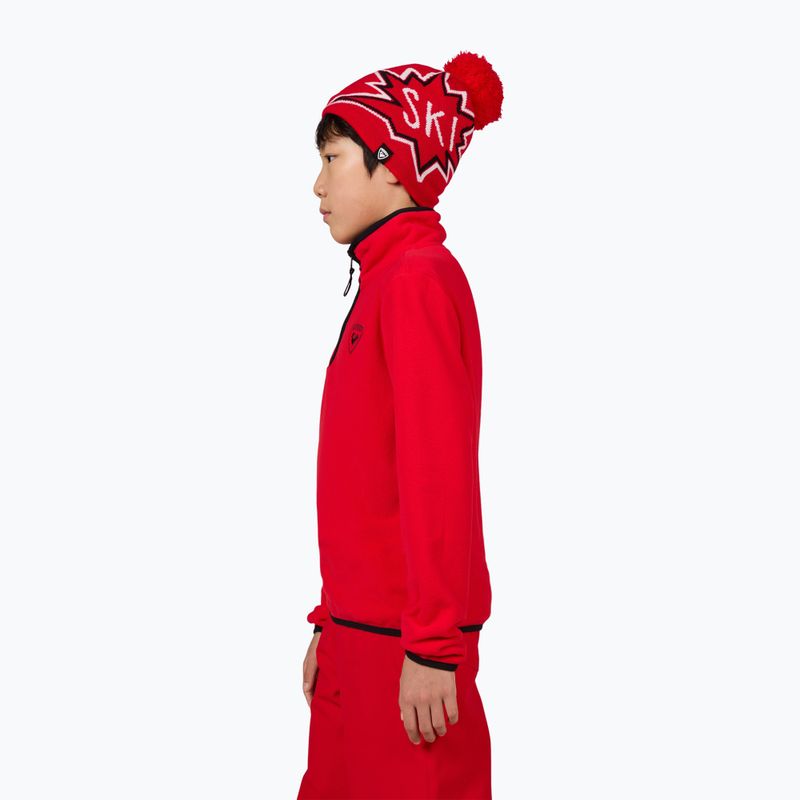 Hanorac pentru copii  Rossignol Jr Strawpile Fleece Fz sports red 4