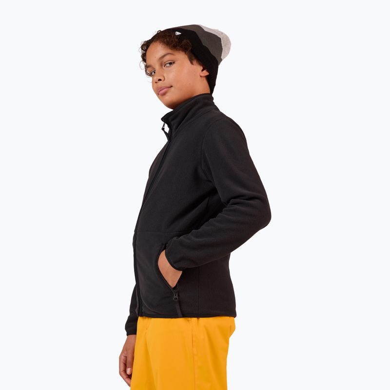 Bluză fleece pentru copii Rossignol Jr Strawpile Fleece Fz black 4
