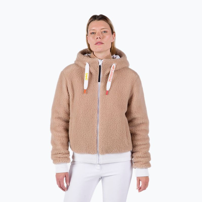 Geacă de schi pentru femei Rossignol Yety Fleecy Bomber white 3