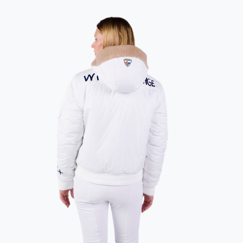 Geacă de schi pentru femei Rossignol Yety Fleecy Bomber white 5