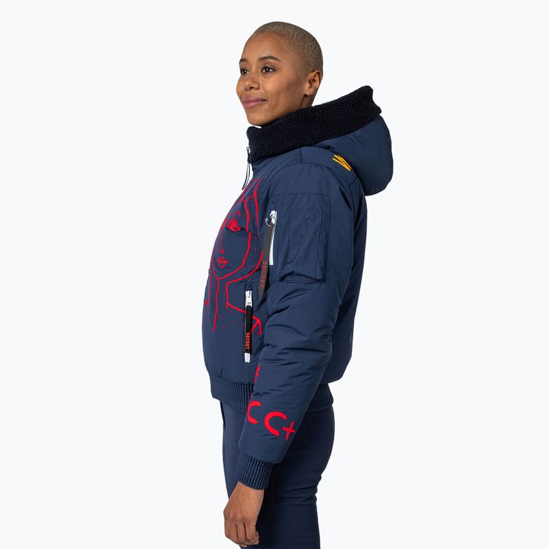 Geacă de schi pentru femei Rossignol Yety Fleecy Bomber cosmic blue 4