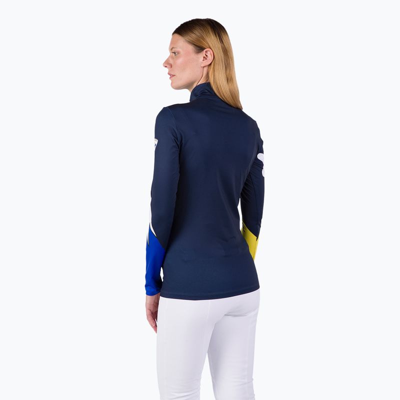 Bluză de schi pentru femei Rossignol Booster 1/2 Zip Top cosmic blue 3