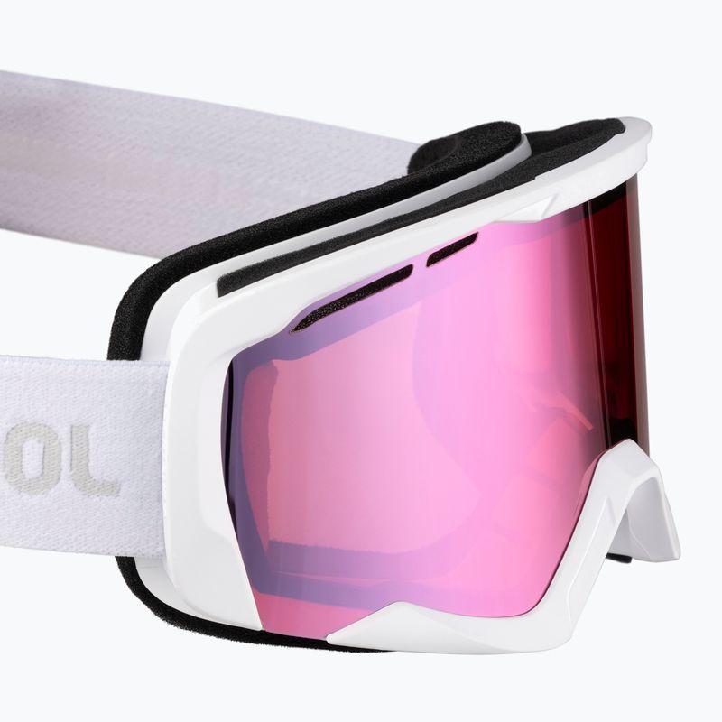 Ochelari de schi Rossignol Spiral white/pink 3