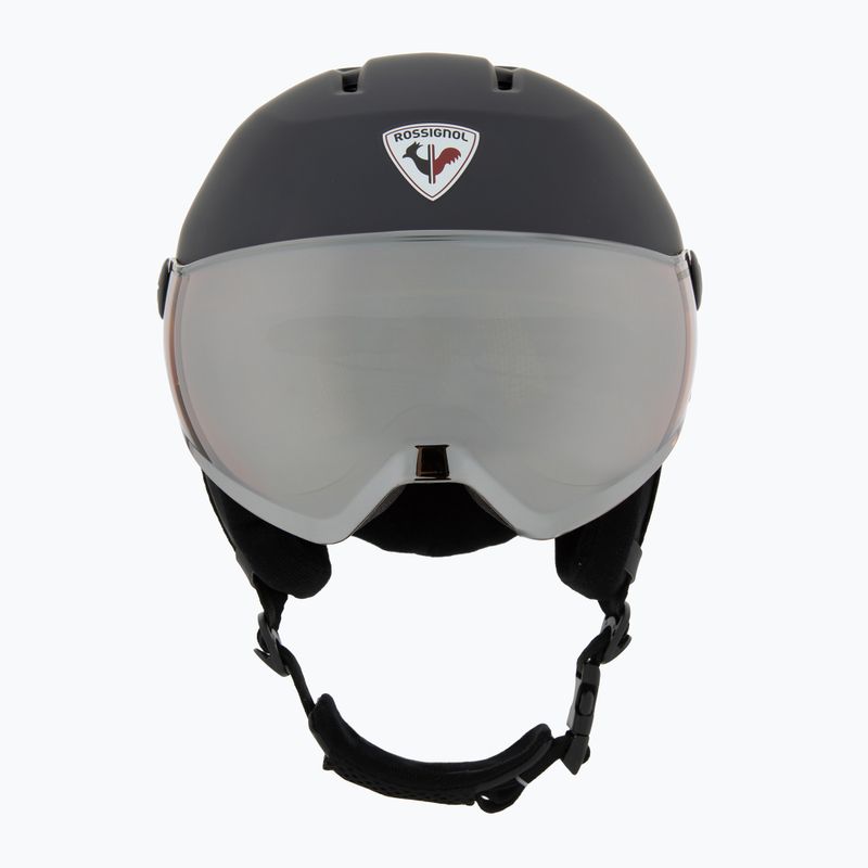 Cască de schi Rossignol Fit Visor Impacts strato/orange silver 2