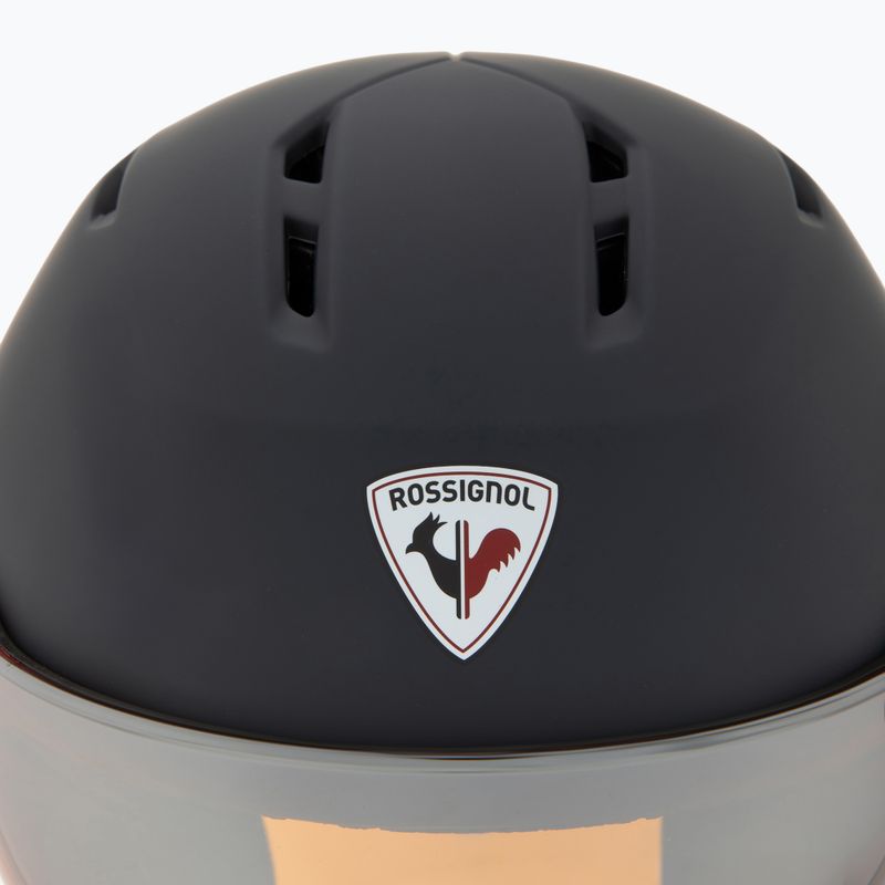 Cască de schi Rossignol Fit Visor Impacts strato/orange silver 8