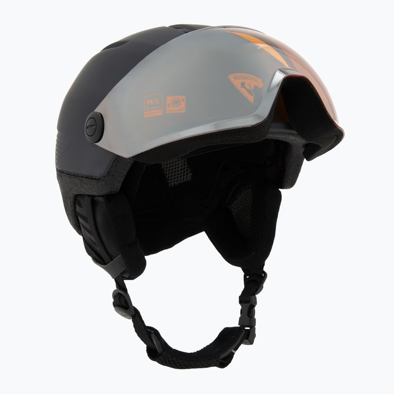 Cască de schi Rossignol Fit Visor Impacts strato/orange silver 9