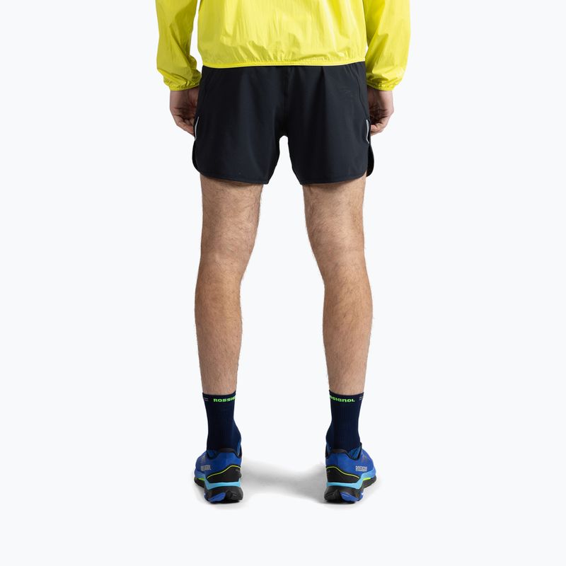 Pantaloni scurți de alergare pentru bărbați Rossignol Sapa 5" negru 3