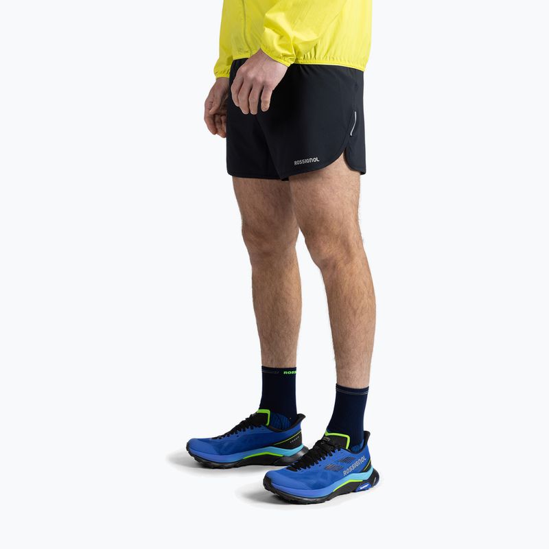 Pantaloni scurți de alergare pentru bărbați Rossignol Sapa 5" negru 4
