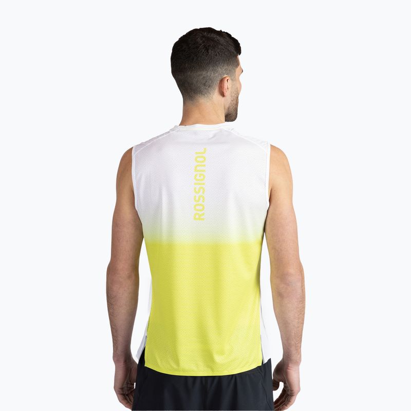 Bărbați Rossignol Sapa Tank top de alergare alb 3