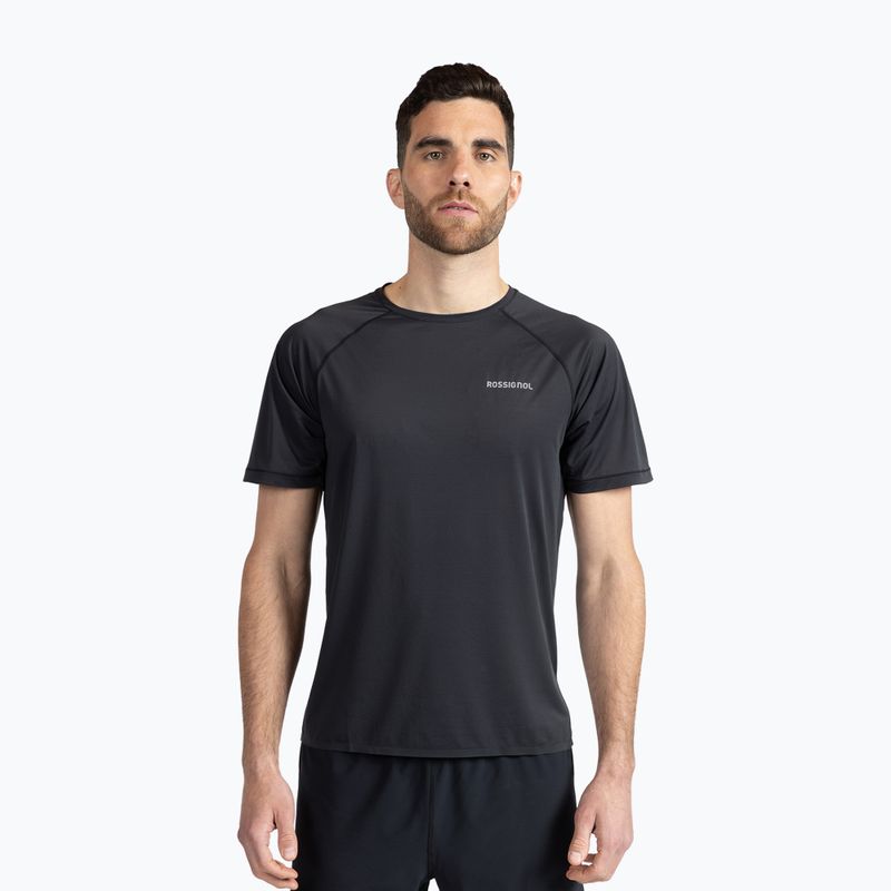 Tricou de alergare Rossignol Sapa Tee negru pentru bărbați