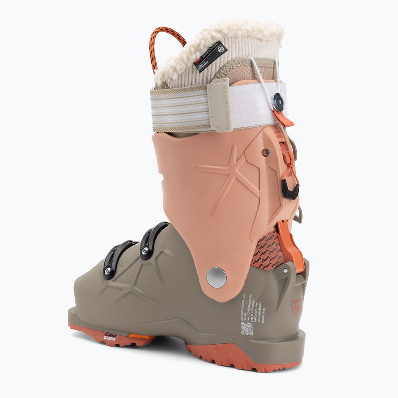 Încălțăminte de schi pentru femei Rossignol Alltrack 90 BOA GW W khaki/peach 2