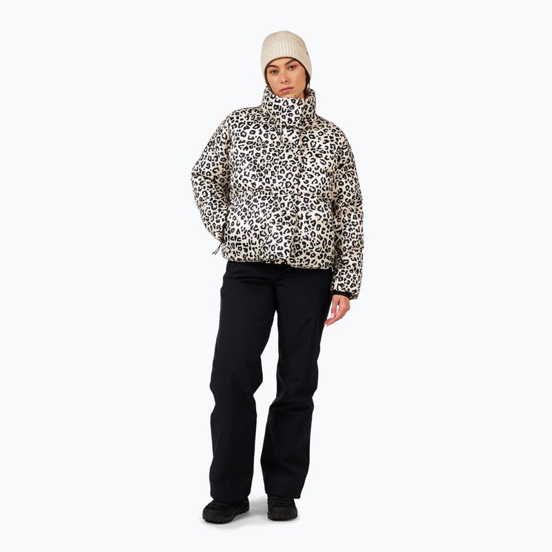 Geacă cu puf pentru femei Rossignol Aretu Allover Down nature wild leopard print 2