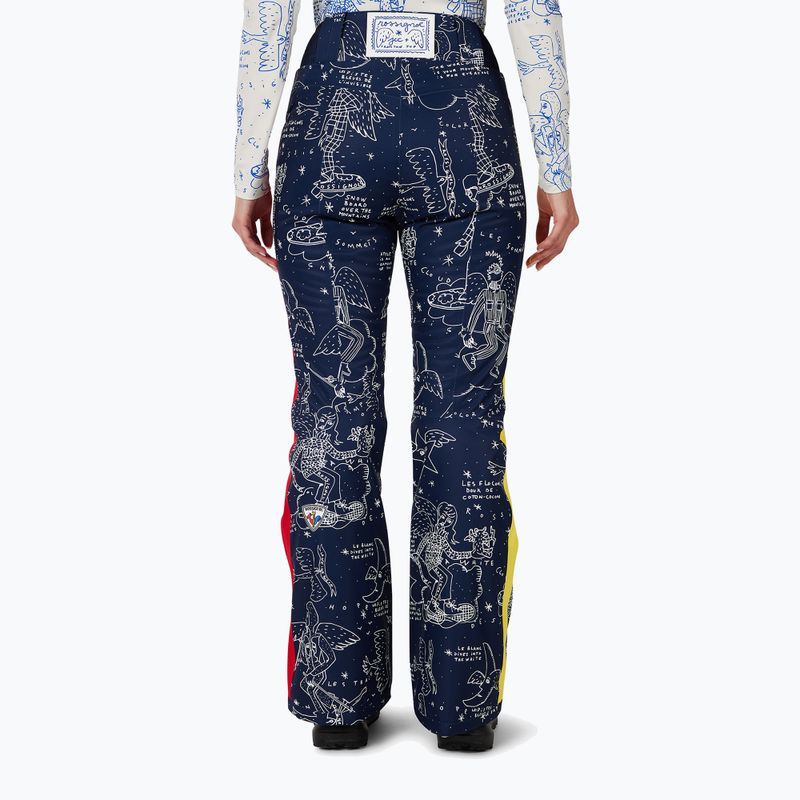 Pantaloni de schi pentru femei Rossignol JCC Sublim snow angel cosmic print 3