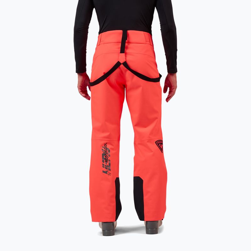 Pantaloni de schi pentru bărbați Rossignol Hero Insulated neon red 3