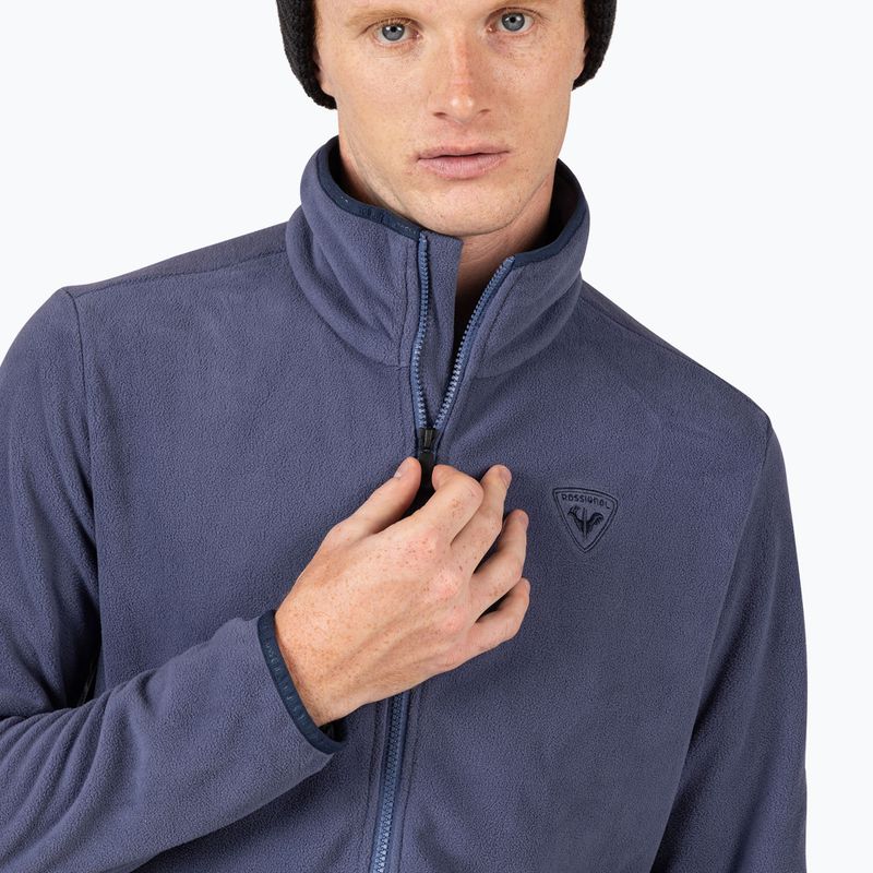Bluză pentru bărbați Rossignol Strawpile Fleece Fz true night blue 5