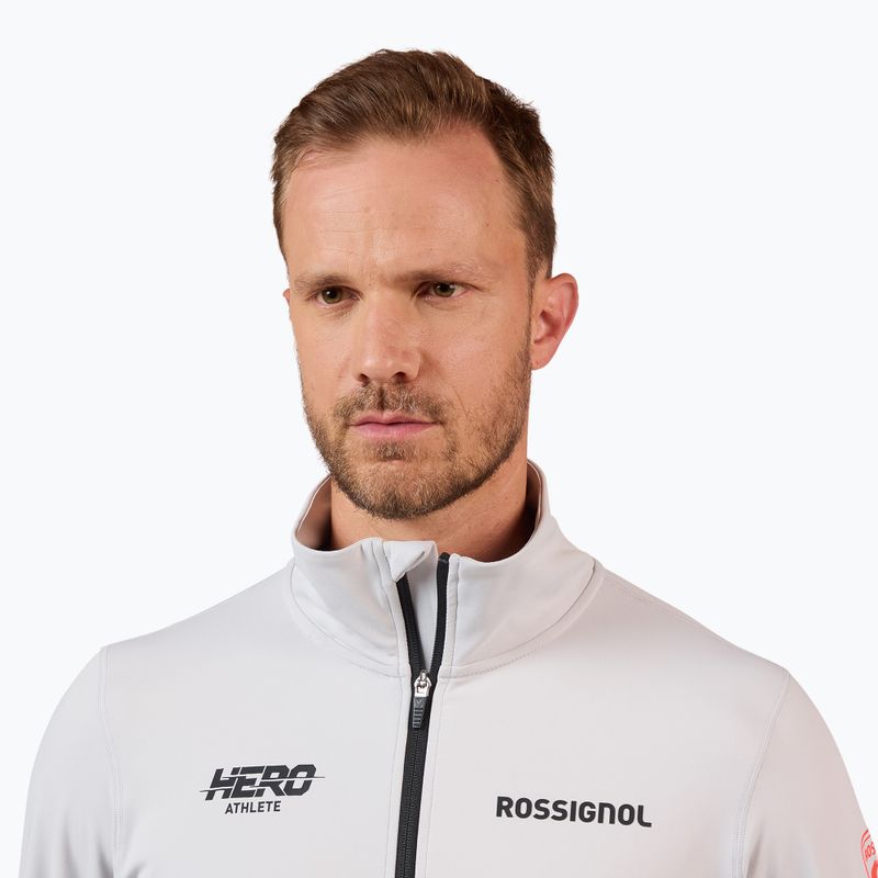 Bluză pentru bărbați Rossignol Hero Mid Layers Stretch soft grey 5