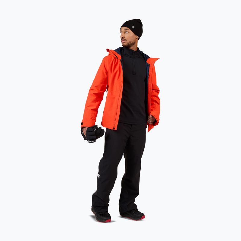 Bluză pentru bărbați de schi Rossignol Mid Layer Stertch Half Zip black 2