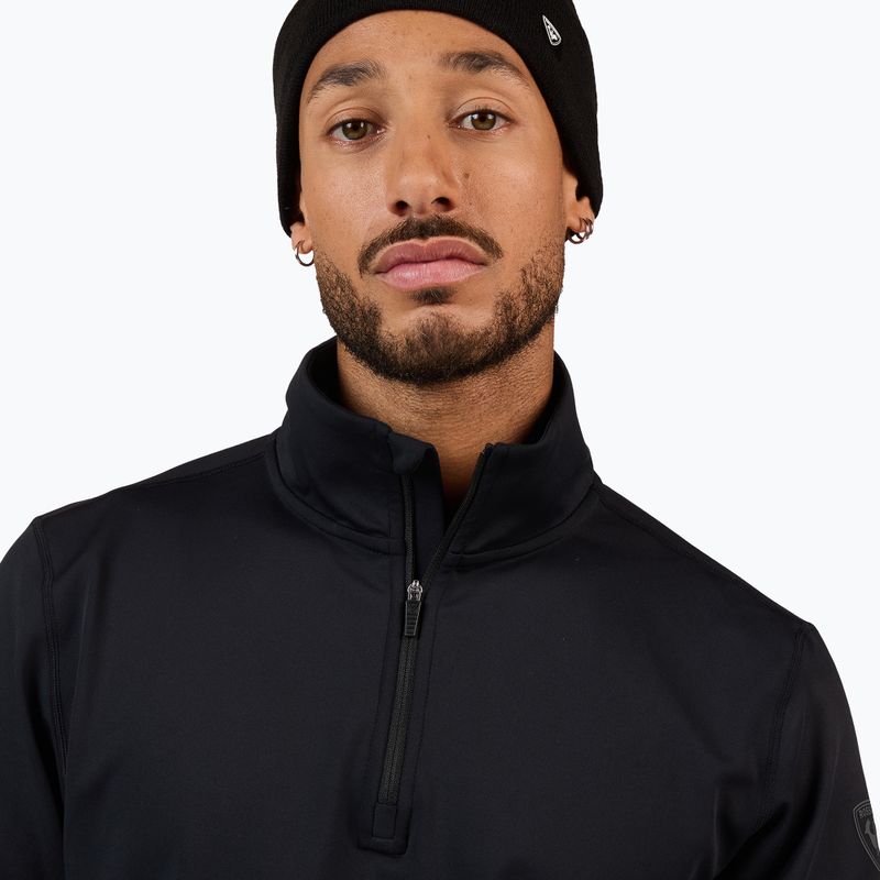 Bluză pentru bărbați de schi Rossignol Mid Layer Stertch Half Zip black 5