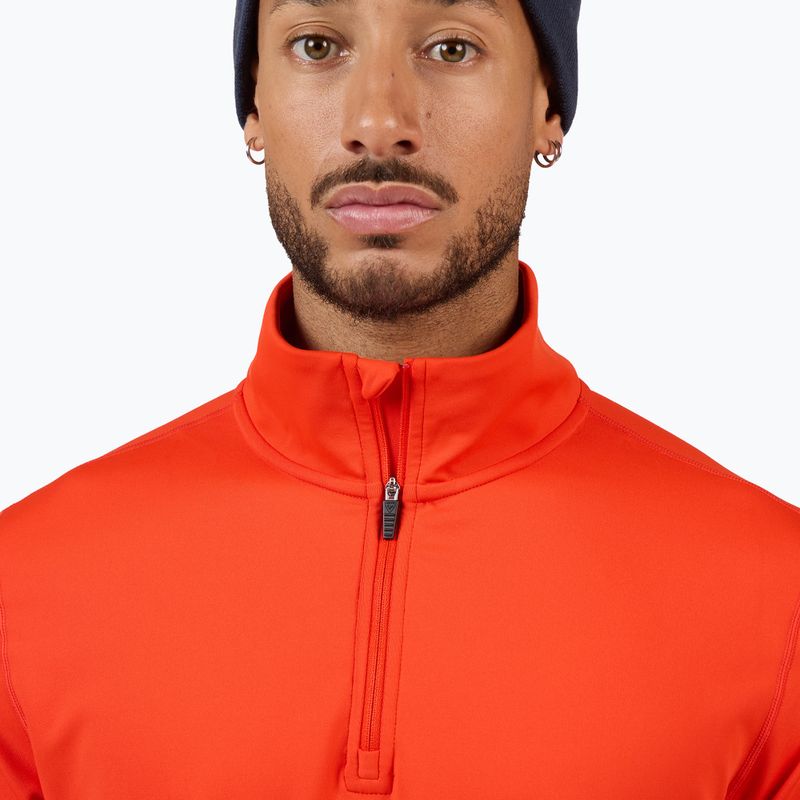 Bluză pentru bărbați de schi Rossignol Mid Layer Stertch Half Zip golden gate 5
