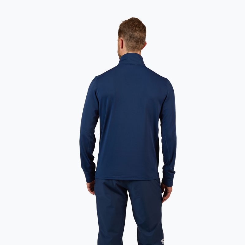 Bluză pentru bărbați de schi Rossignol Mid Layer Stertch Half Zip dark navy 3
