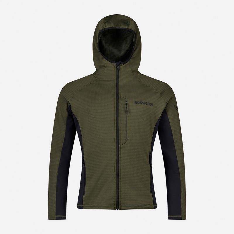 Bluză pentru bărbați Rossignol Blackside Mix Full Zip Hoodie Fleece olive shadow 8