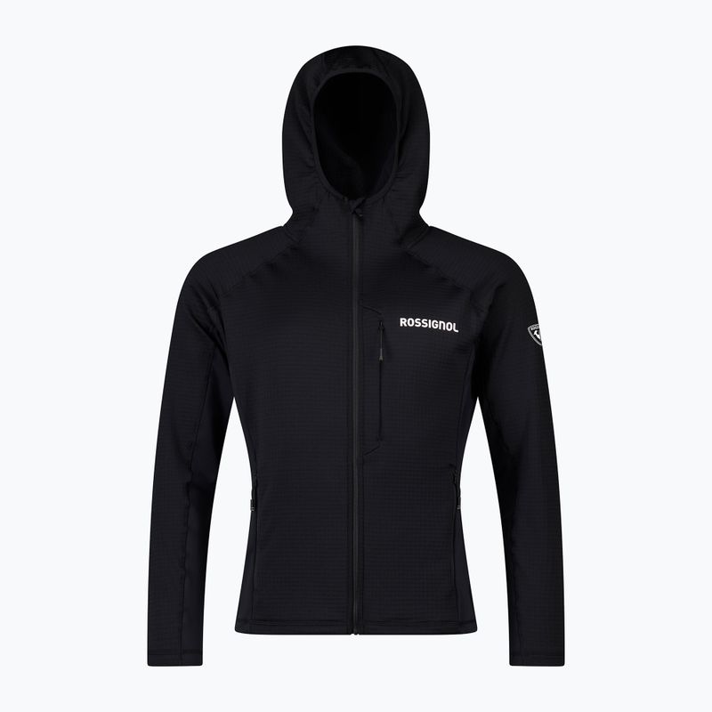 Bluză pentru bărbați Rossignol Blackside Mix Full Zip Hoodie Fleece black 7