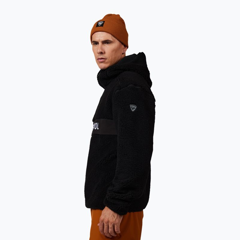 Bluză pentru bărbați Rossignol Alltrack Anorak Fleece black 4