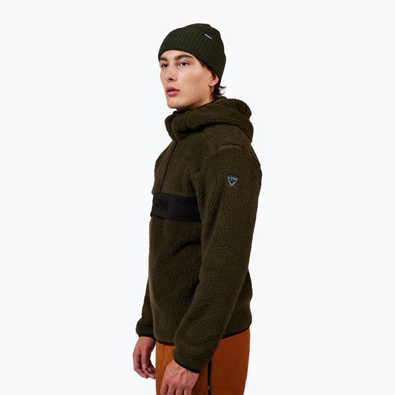Bluză pentru bărbați Rossignol Alltrack Anorak Fleece olive shadow 4
