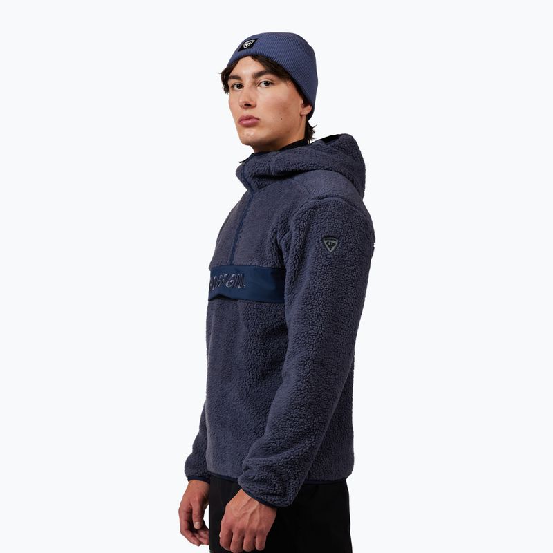 Bluză pentru bărbați Rossignol Alltrack Anorak Fleece true night blue 4