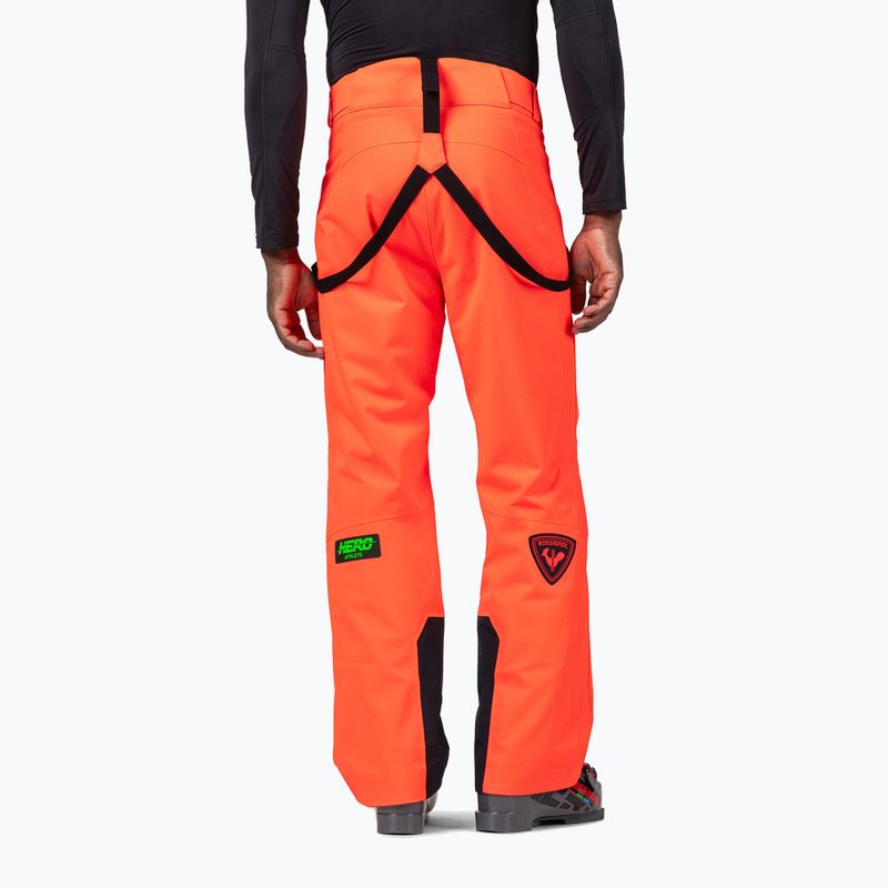 Pantaloni de schi pentru bărbați Rossignol Blackside Insulated neon red 3