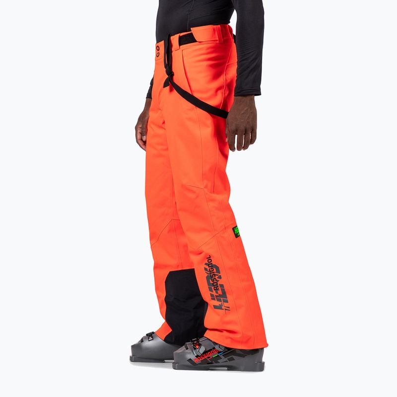 Pantaloni de schi pentru bărbați Rossignol Blackside Insulated neon red 4
