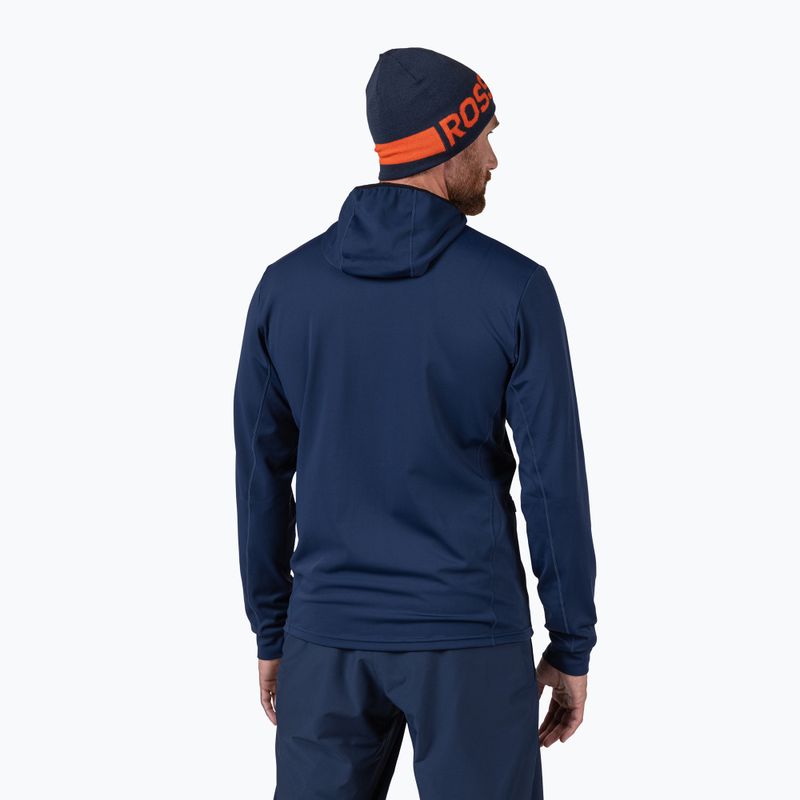 Bluză fleece pentru bărbați Rossignol Mid Layer Stretch Hoodie dark navy 3