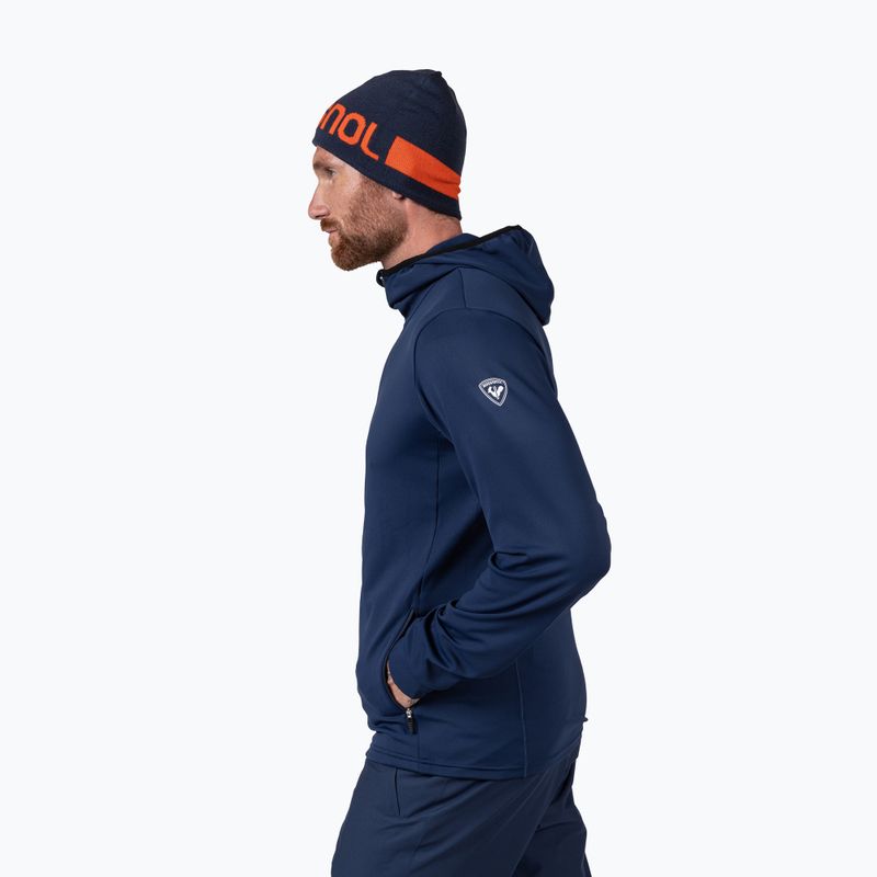 Bluză fleece pentru bărbați Rossignol Mid Layer Stretch Hoodie dark navy 4