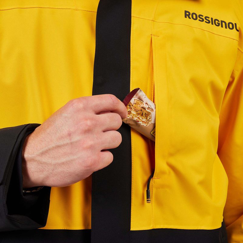 Geacă de schi pentru bărbați Rossignol Desafio 2L Shell saffron ylw 10