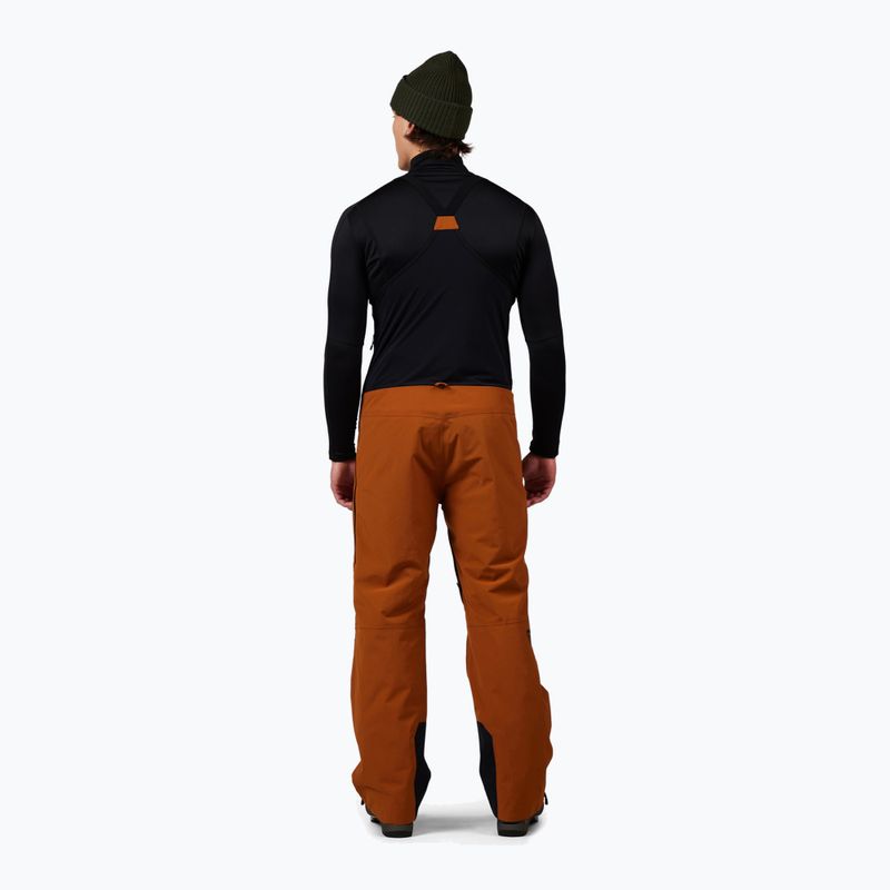 Pantaloni de schi pentru bărbați Rossignol Outerlimits Insulated Bib deep caramel 3