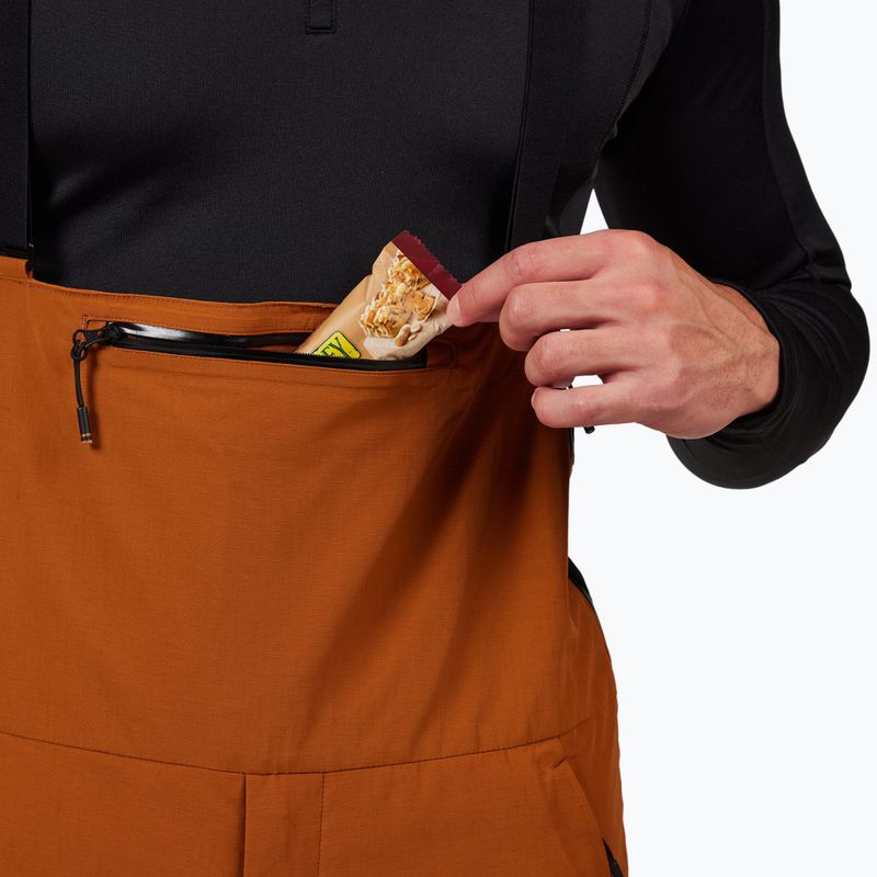Pantaloni de schi pentru bărbați Rossignol Outerlimits Insulated Bib deep caramel 5