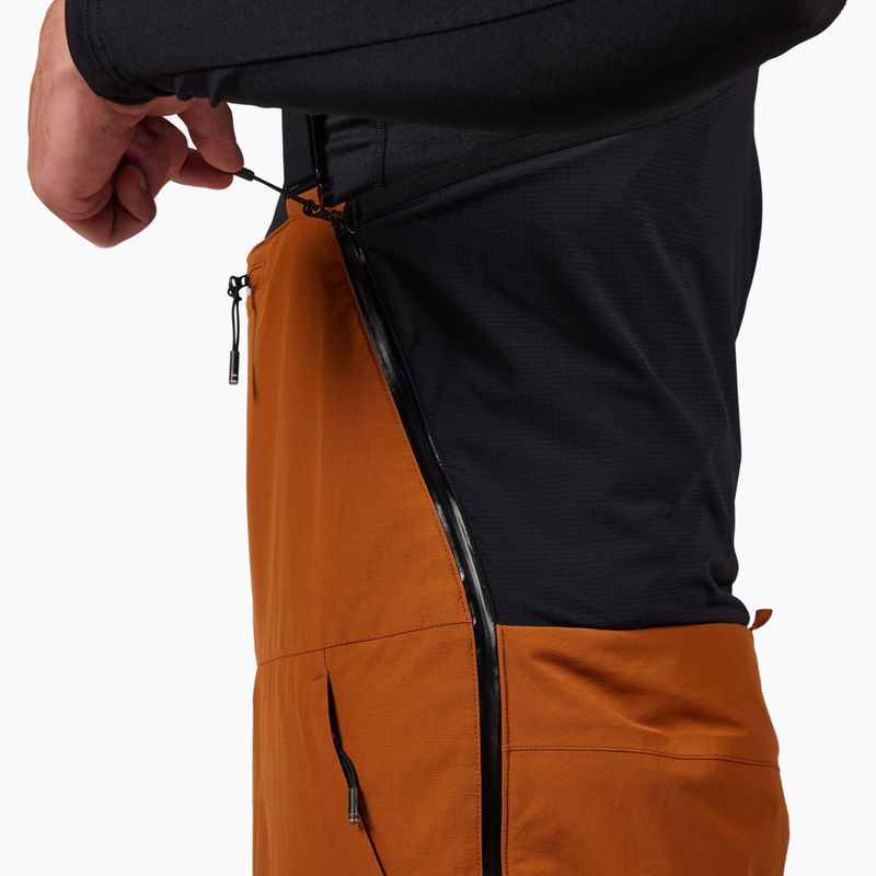 Pantaloni de schi pentru bărbați Rossignol Outerlimits Insulated Bib deep caramel 6