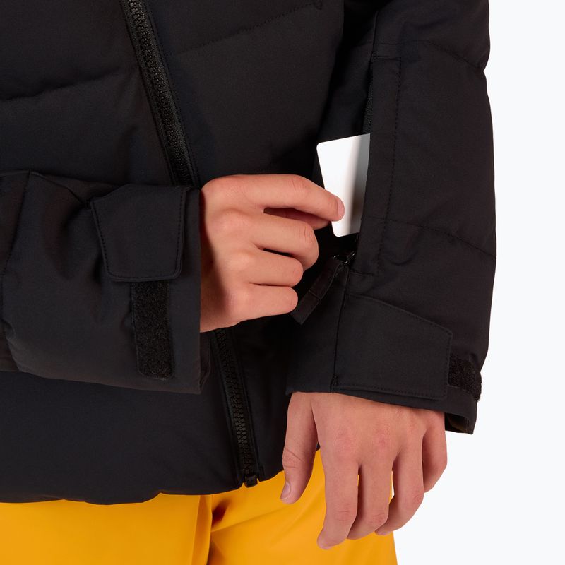 Geacă de schi pentru copii Rossignol Siz Quiled black 9