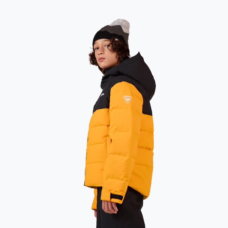 Geacă de schi pentru copii Rossignol Siz Quiled saffron ylw 4