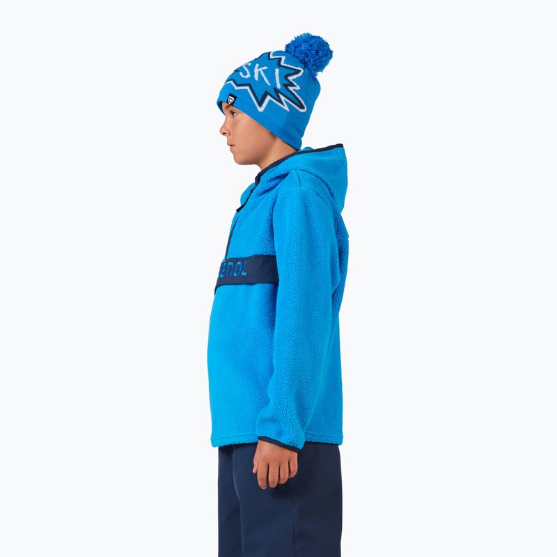 Bluză pentru copii Rossignol Alltrack Anorak Fleece blazing blue 4