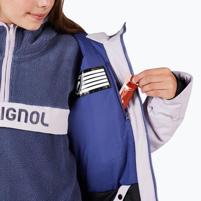 Geacă de schi pentru copii Rossignol Strawpile Jr galactic lilac 10