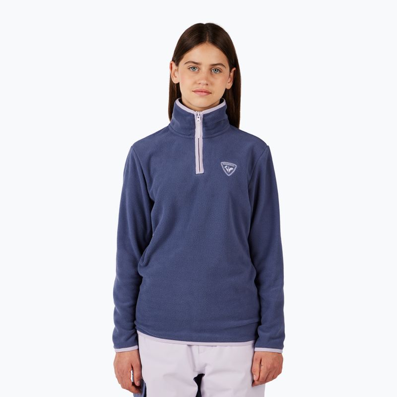 Bluză fleece pentru copii Rossignol Jr Strawpile Fleece Fz true night blue 2