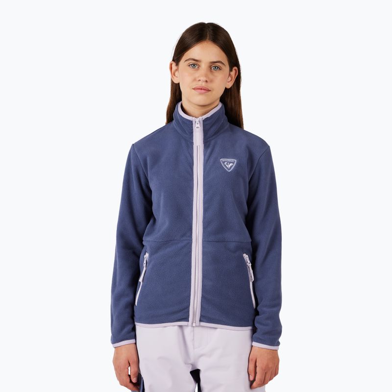 Bluză fleece pentru copii Rossignol Jr Strawpile Fleece Fz RLNYL03_A02 true night blue 2